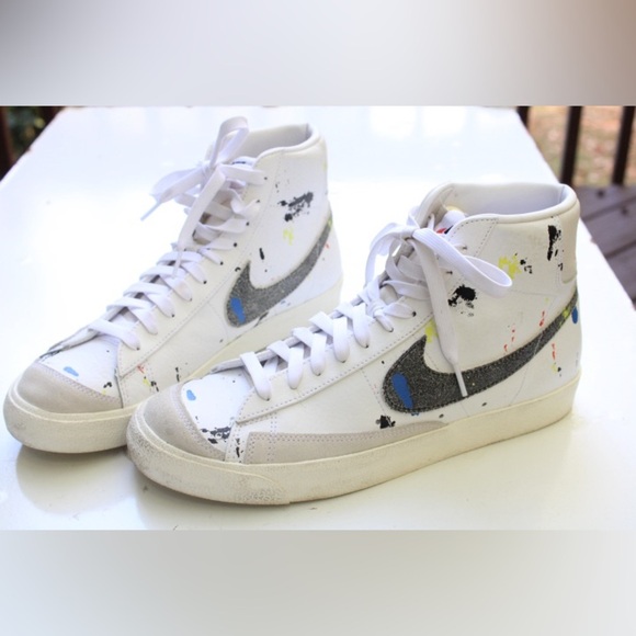 Nike blazer paint splatter sneakers - Picture 2 of 13